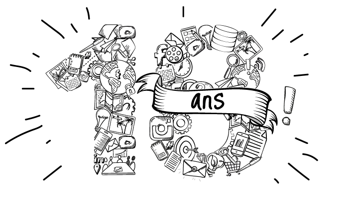 Infographie animée pour nos 18 ans