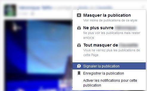 signaler facebook