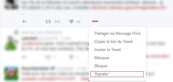 signaler twitter