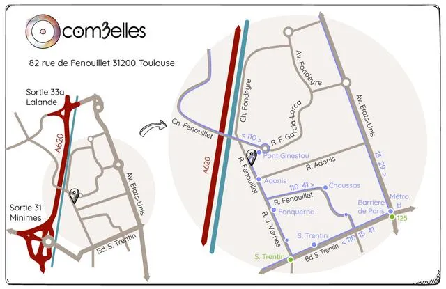 acces com3elles toulouse