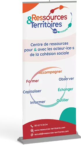 Conception de kakemono pour ressources et territoires