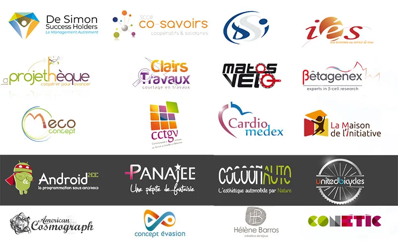 Exemple de logo réaliser par Com3elles