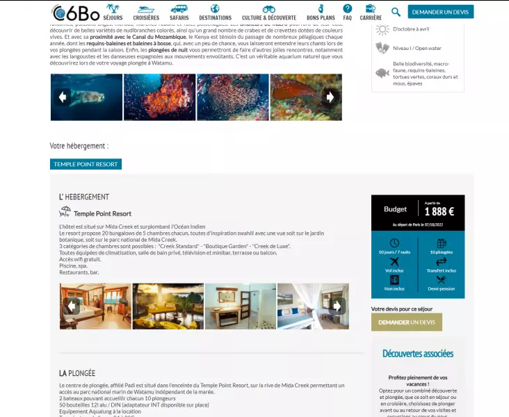 C6BO plongée Image 1