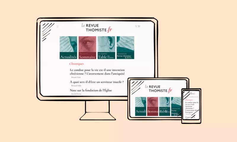 La revue thomiste, le plus grand répertoire de recherche sur Saint Thomas d'acquin