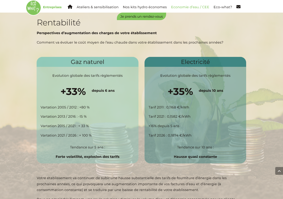 Page CEE du site ENtreprises