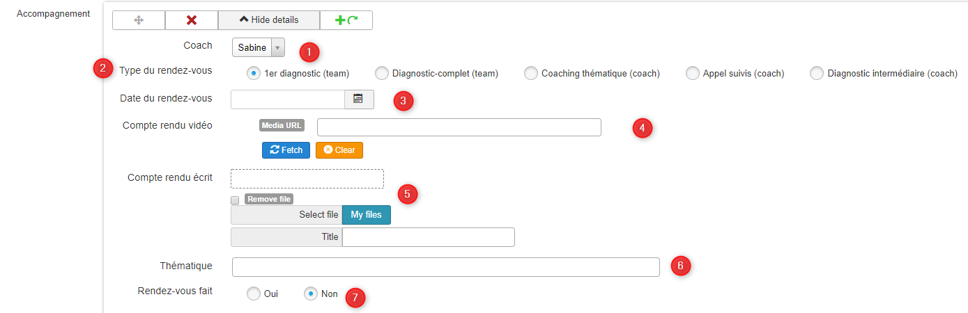 etapes coach