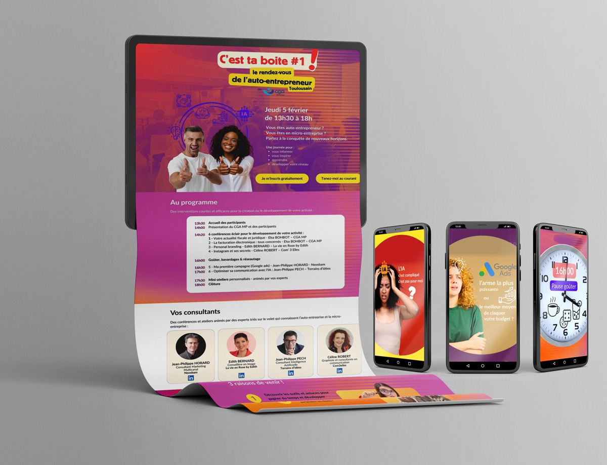 Un avant après pour la refonte du site neosit