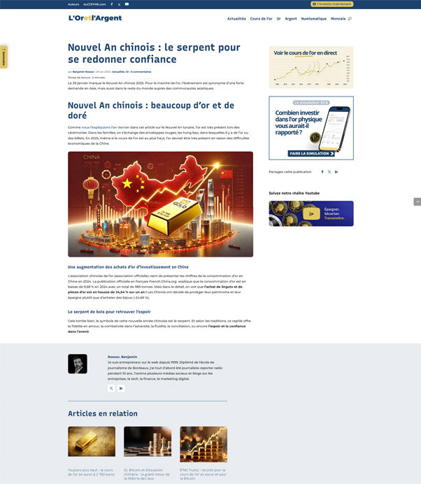 Une ux repensée pour la partie blog